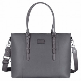 Сумка Mosiso X001VTW2SD, PU Leather, сірий, 15.6”