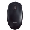 Миша 3 кноп. Logitech M90 Dark (910-001793) (USB), сірий