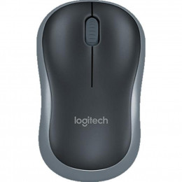 Миша 3 кноп. Logitech M185 (910-002235) бездротова (USB), сірий