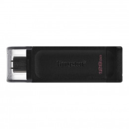 Флешка 128GB Kingston DataTraveler 70 (DT70/128GB) (USB 3.2/Type-C), чорний