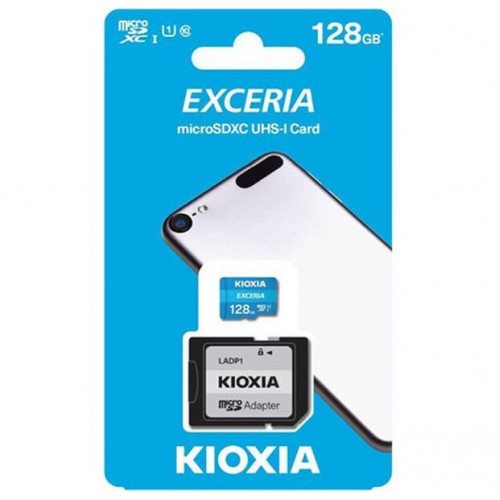 Secure Digital (microSDHC) пам'ять 128GB Kioxia Exceria (LMEX1L128GG2) (Class10 UHS U1)