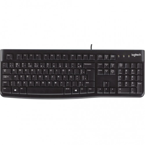 Клавіатура Logitech K120 Ukr (920-002643), USB, Black