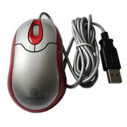 Миша 3 кноп. Targus Optical Mini Mouse AMU1602 (USB), сірий/червоний