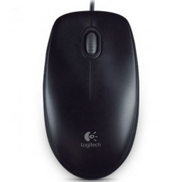 Миша 3 кноп. Logitech B100 (USB), чорний