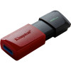 Флешка 128GB Kingston DataTraveler Exodia M (DTXM/128GB) (USB 3.2), Black/Red