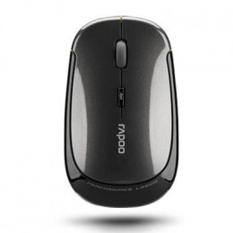 Миша 3 кноп. Rapoo 3500 Laser Mouse бездротова (USB), сірий