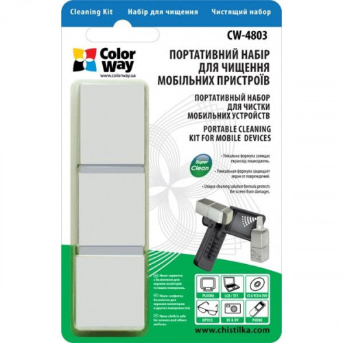 Очисний портативний набір ColorWay CW-4803 для мобільних пристроїв