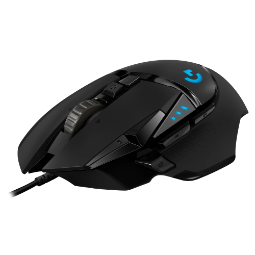 Миша 11 кноп. Logitech G502 Gaming Mouse HERO High Performance (910-005470) (USB), чорний