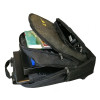 Рюкзак LNT BN115G-GR, поліестер, чорний + зелена вставка, до 15.6”