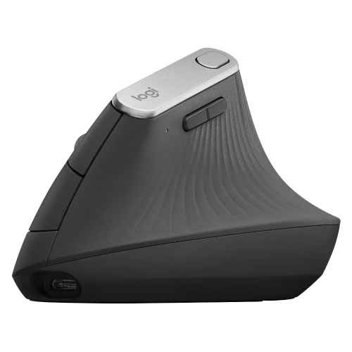 Миша 5 кноп. Logitech MX Vertical Black (910-005448) бездротова (Bluetooth, USB), чорний