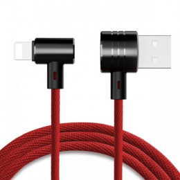 Кабель Baseus Magnet T-Type USB 2.0/micro USB-Lightning (Apple 8pin) 2.1A 1.2 м (CALTX-A09), червоний/чорний