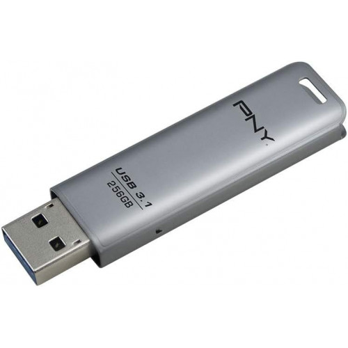 Флешка 256GB PNY Elite Steel (FD256ESTEEL31G-EF) (USB 3.1), сірий