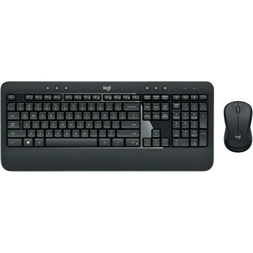 Комплект клавіатура+миша Logitech MK540 (920-008685) бездротовий (USB), чорний, гравірування