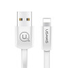 Кабель USB-Lightning USAMS для Apple 2A (1.2м), білий