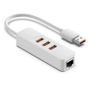 Адаптер USB Type-C - Gigabit Ethernet, USB3.0x3, YHEMI (MC804)