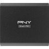 Зовнішній мобільний накопичувач SSD 500GB PNY EliteX-PRO (PSD0CS2260-500-RB) (USB 3.2 Type-C), чорний