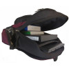 Рюкзак LNT BN115G-RD, поліестер, чорний + бордова вставка, до 15.6”