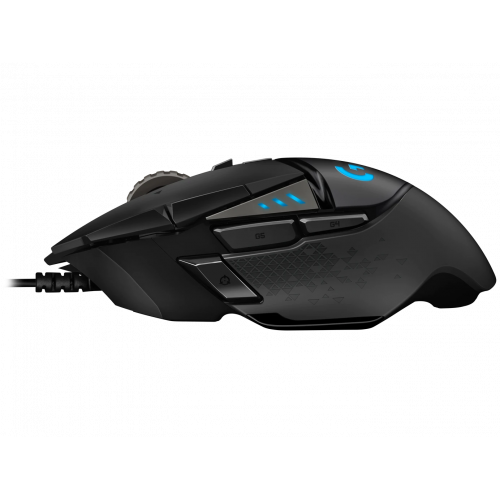 Миша 11 кноп. Logitech G502 Gaming Mouse HERO High Performance (910-005470) (USB), чорний