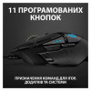 Миша 11 кноп. Logitech G502 Gaming Mouse HERO High Performance (910-005470) (USB), чорний