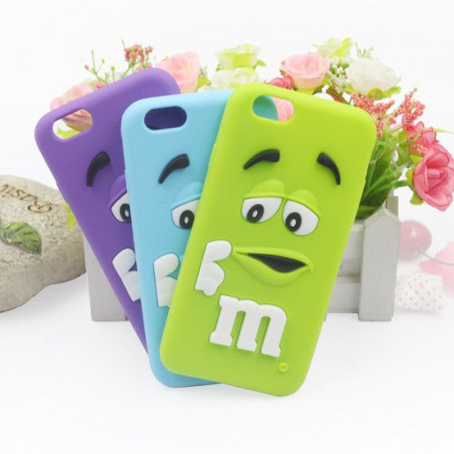 Чохол силіконовий M&M’s для Apple iPhone 6 Plus/6s Plus, жовтий