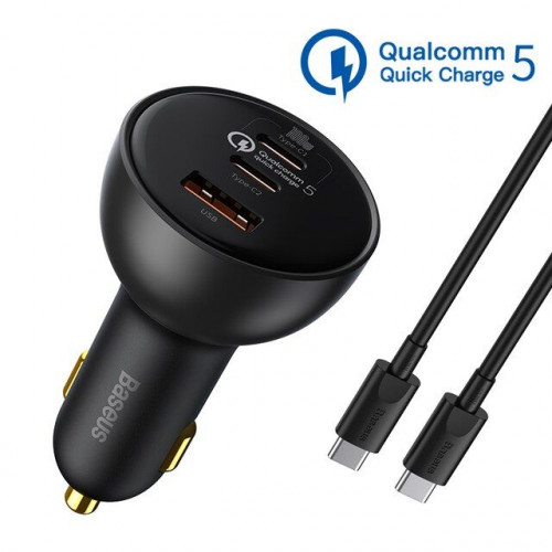 Зарядний пристрій автомобільний Baseus 160W Car Charger QC 5.0 Fast Charging