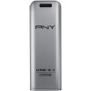 Флешка 256GB PNY Elite Steel (FD256ESTEEL31G-EF) (USB 3.1), сірий