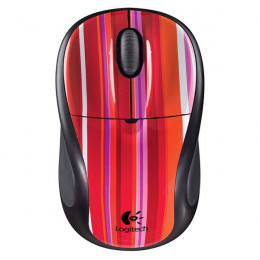 Миша 3 кноп. Logitech V220 Cordless Optical Scroll (Candy Stripe) бездротова (USB)