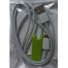 Кабель USB 2.0 A/M-B/Micro на магніті з індикатором зарядки (1.0м) білий