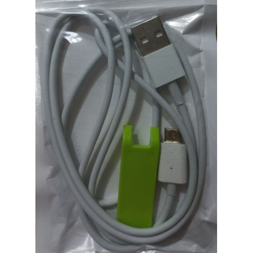 Кабель USB 2.0 A/M-B/Micro на магніті з індикатором зарядки (1.0м) білий