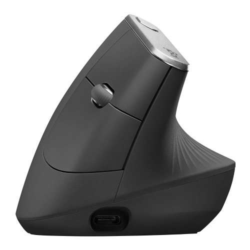 Миша 5 кноп. Logitech MX Vertical Black (910-005448) бездротова (Bluetooth, USB), чорний