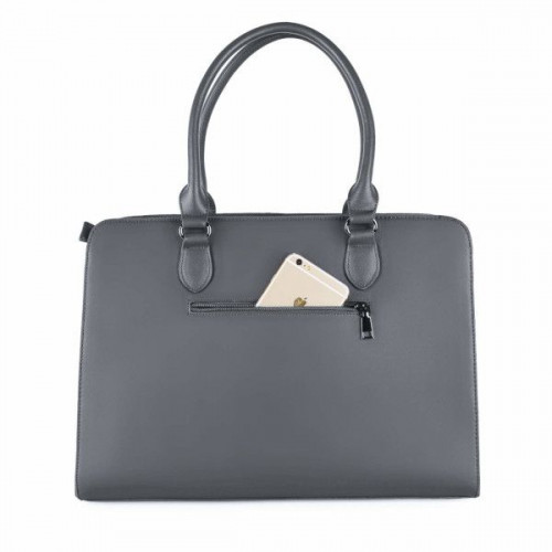 Сумка Mosiso X0028PLL7H, PU Leather, сірий, 13.3”