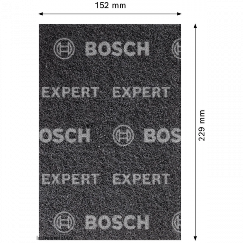 Абразив волокнистий Bosch Expert N880 (152х229 мм, чорний) (2608901213)