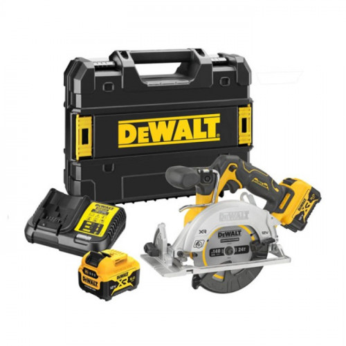 Акумуляторна дискова пила DeWALT DCS512P2 (12 В, 2х5 А*год, 140 мм)