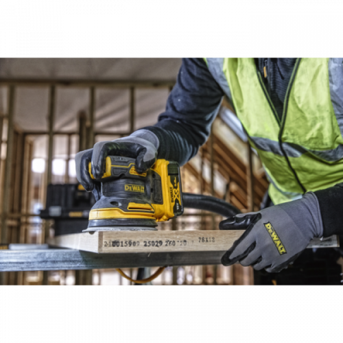 Акумуляторна ексцентрикова шліфмашина DeWALT DCW210N (18 В, без АКБ, 125 мм)