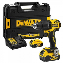 Акумуляторний ударний дриль-шуруповерт DeWALT DCD709P2T (2х18 В, 5 А*год, 65 Н*м)