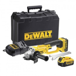 Акумуляторна кутова шліфмашина DeWALT DCG412M2 (18 В, 2х4 А*год, 125 мм)