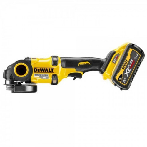 Акумуляторна кутова шліфмашина DeWALT DCG418T2 (54 В, 2х2 А*год, 125 мм)