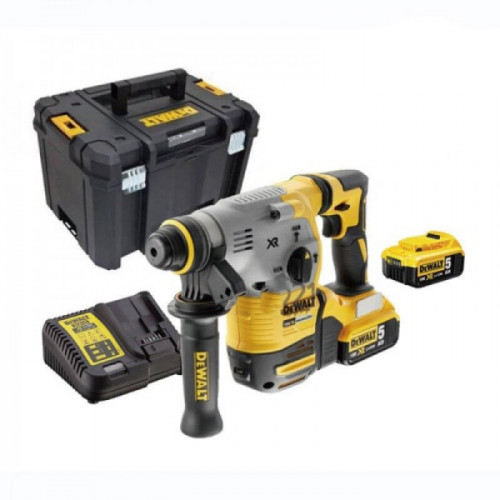 Акумуляторний перфоратор DeWALT DCH283P2 (18 В, 2х5 А*год, 2.8 Дж)