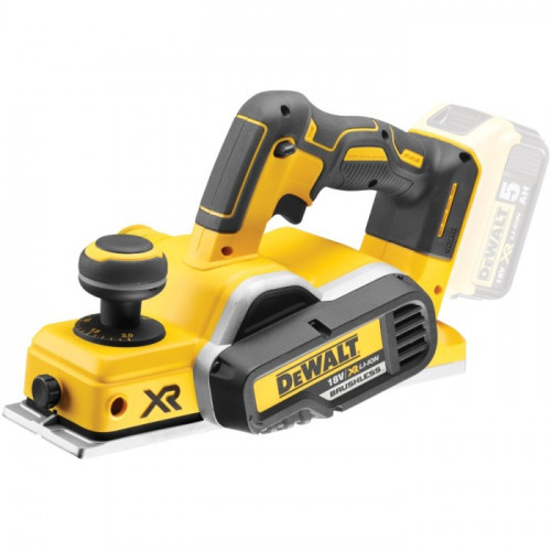 Акумуляторний рубанок DeWALT DCP580P2 (2х18 В, 5 А*год, 82 мм)