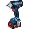 Акумуляторний ударний гайковерт Bosch GDS 18V-400 (18 В, 2х5 А*год, 400 Н*м) (06019K0020)