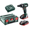 Акумуляторний ударний гайковерт Metabo SSW 18 LTX 400 BL (18 В, 2х4 А*год) (602205800)