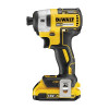 Акумуляторний ударний шуруповерт DeWALT DCF887D2 (2х18 В, 2 А*год, 205 Н*м)