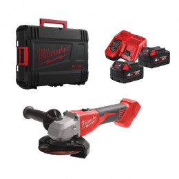 Акумуляторна болгарка Milwaukee M18 BLSAG125X-402X (18 В, 2х4 А*год, 125 мм) (4933492644)