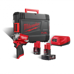 Акумуляторний гайкокрут Milwaukee M12 FIWF12-422X (12 В, 1х4 А*год, 1х2 А*год) (4933464616)