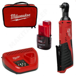 Акумуляторний кутовий гайковерт Milwaukee M12 IR-201B (12 В, 2 А*год, 40 Н*м) (4933441725)