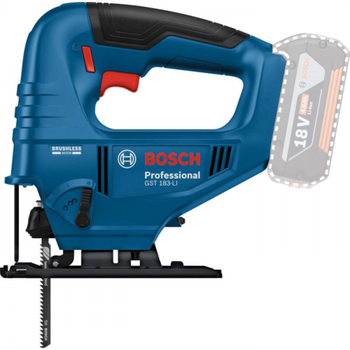 Акумуляторний лобзик Bosch GST 183-LI Professional (18 В, без АКБ, 3300 об/хв) (06015B7020)