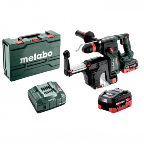 Акумуляторний перфоратор Metabo KH 18 LTX BL 24 Q Set ISA (2х18 В, 5.5 А*год, 2.2 Дж) (601714930)