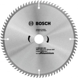 Пиляльний диск Bosch Eco for Aluminium (250х30х80Т) (2608644393)