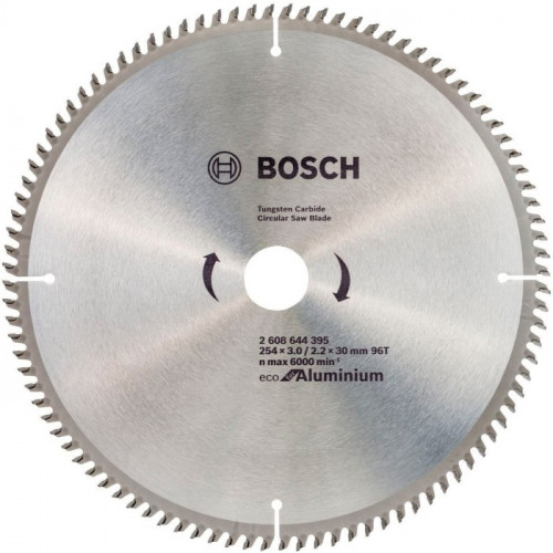 Пиляльний диск Bosch Eco for Aluminium (254х30х96Т) (2608644395)