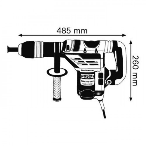 Перфоратор Bosch GBH 5-40 DCE (1150 Вт) (0611264000)